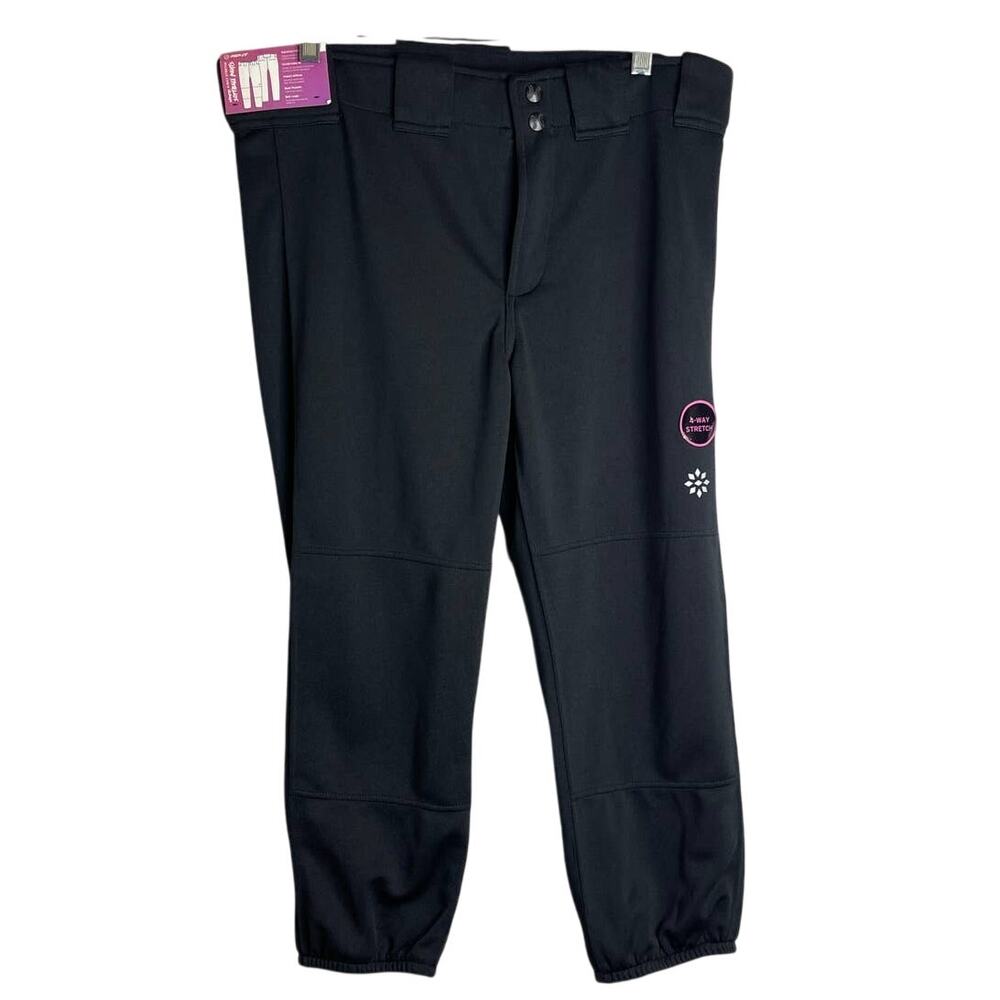 Rip It 4-Way Stretch Black Softball Pants Women’s Size Large